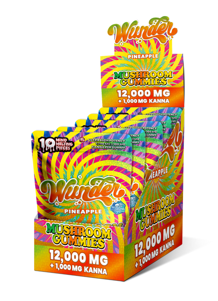 Wunder Shelf Pack High Potency Entheogenic + 100mg Kanna Mushroom Gummies