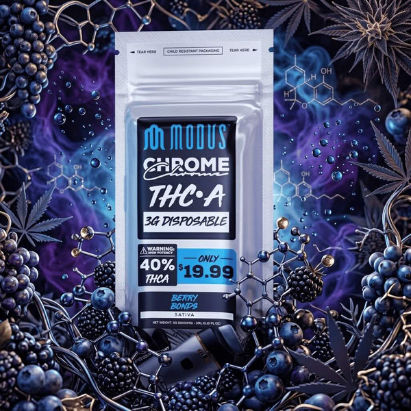 Modus Chrome THC-A Disposable 3G
