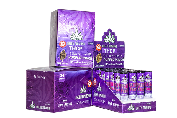 Green Diamond THC-P Prerolls 1g Purple Punch Green Diamond THC-P Prerolls 1g Purple Punch