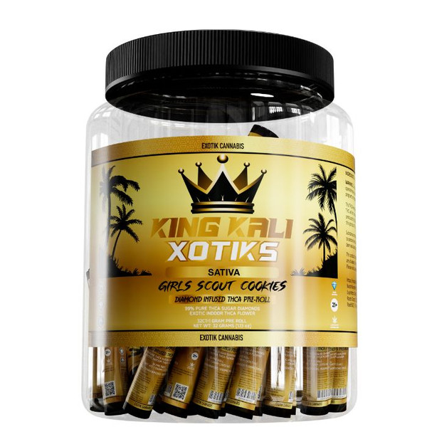 King Kali Xotiks THC-A Prerolls 1g King Kali Xotiks THC-A Prerolls 1g
