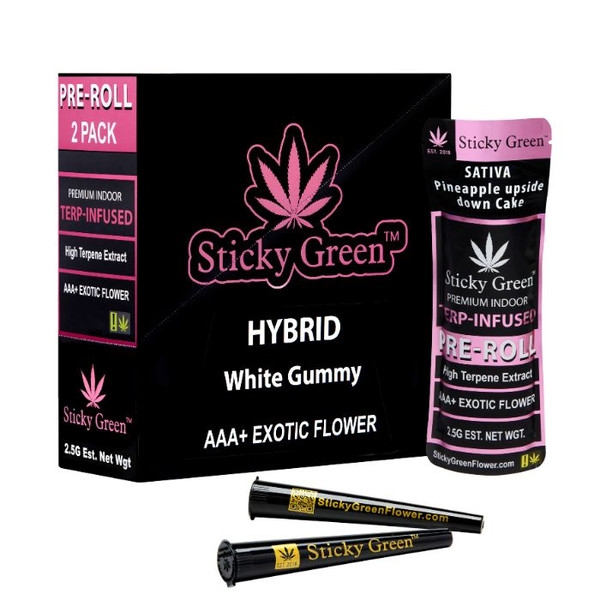 Sticky Green THC-A Terp Infused Pre Rolls Sticky Green THC-A Terp Infused Pre Rolls