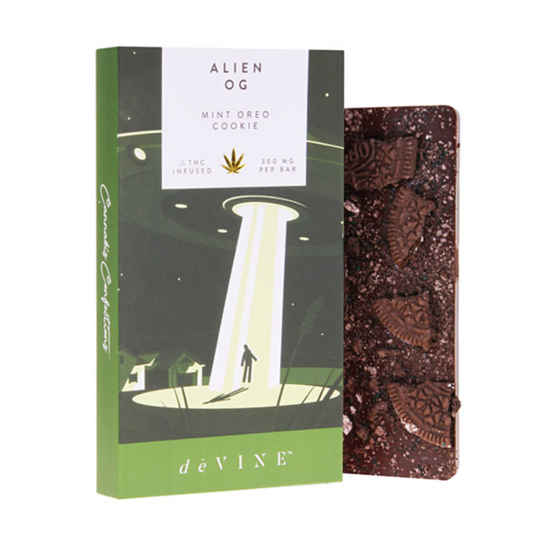 deVINE Cannabis Confections Chocolate Bar Alien OG deVINE Cannabis Confections Chocolate Bar Alien OG