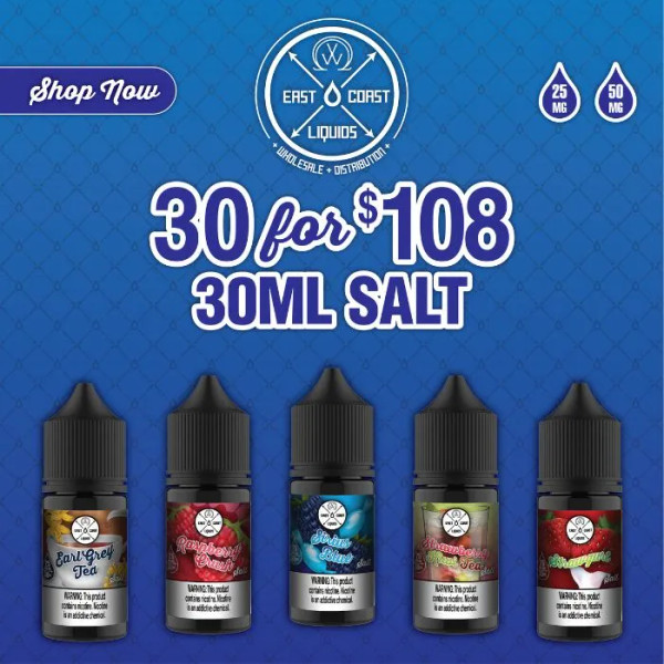 East Coast Liquids Salts Intro Pack East Coast Liquids Salts Intro Pack