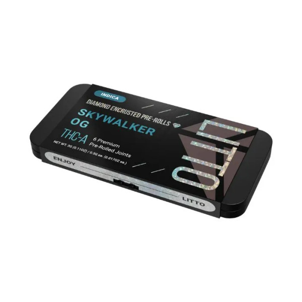 Litto Diamond Encrusted THC-A Pre Rolls 3G Litto Diamond Encrusted THC-A Pre Rolls 3G