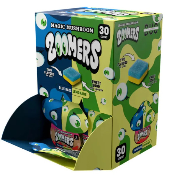 Zoomers Mushroom Single Duo Gummy Zoomers Mushroom Single Duo Gummy