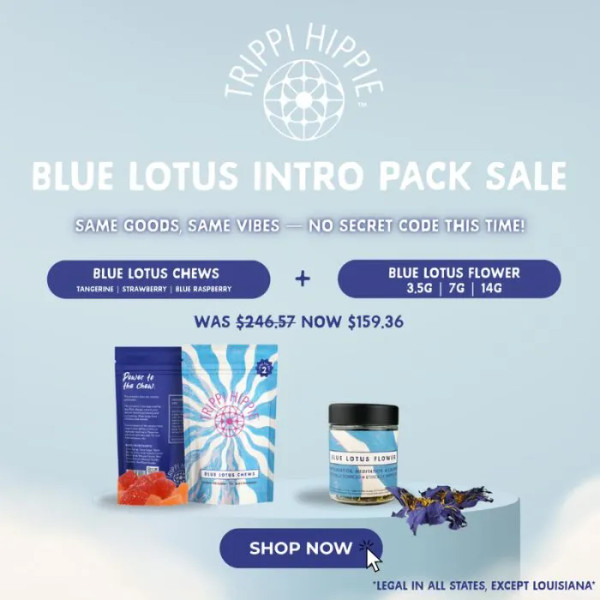 TRIPPI HIPPIE Blue Lotus Intro Pack TRIPPI HIPPIE Blue Lotus Intro Pack