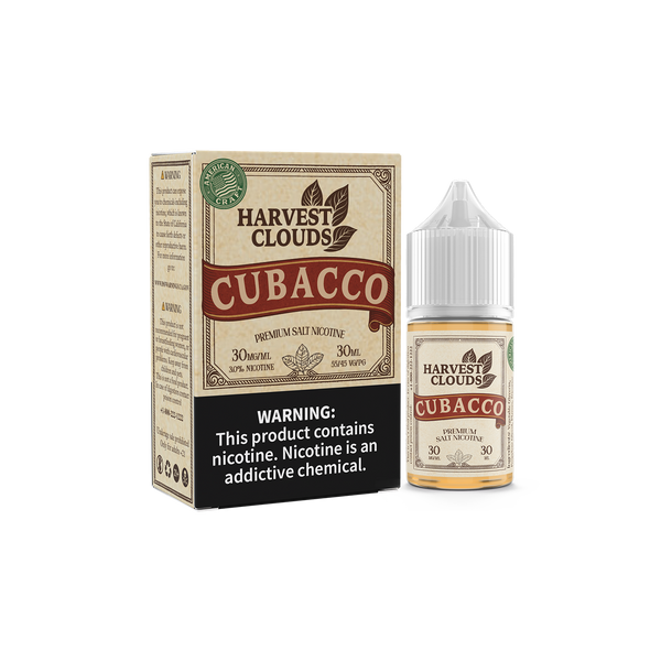 Cubacco Salt Nicotines By Harvest Clouds Cubacco Salt Nicotines By Harvest Clouds