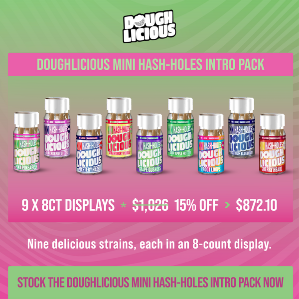 Doughlicious Intro Pack: Mini Hash Holes