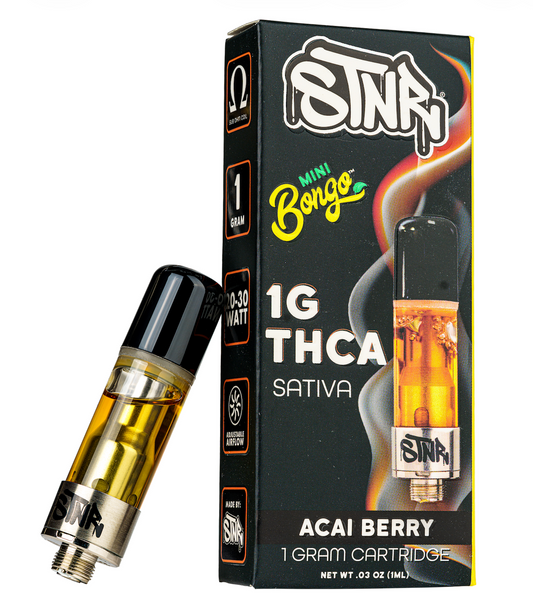 STNR Bongo THCA Carts (Sub-Ohm) 1G Acai Berry