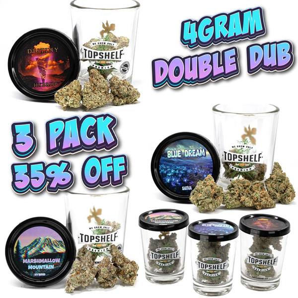 Topshelf NC THCA Flower 4G Intro Pack