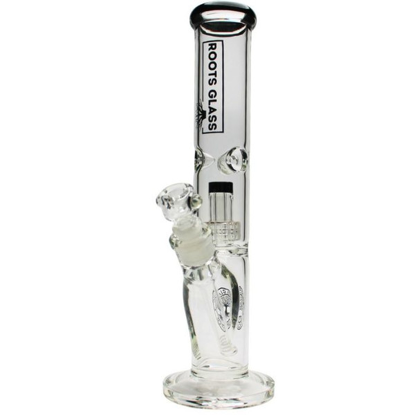 Roots Glass Matrix Perc Straight Shot Bong