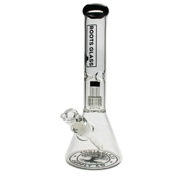 Roots Glass Matrix Perc Beaker Bong