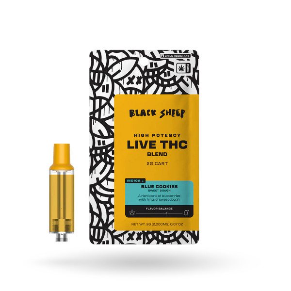 Black Sheep Live THC Blend Vape Cartridge