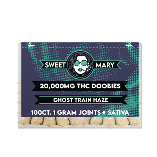 Sweet Mary Delta 8 Joints Doobie Jar 1G
