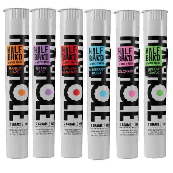 Half Bak'd Hash Hole THC-P Pre-Rolls