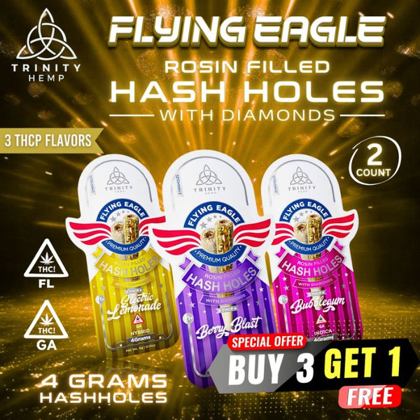 Trinity Flying Eagle Rosin THC-P Hash Holes Intro Pack