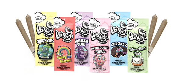 Dreamer Exotics THCA Diamond Pre Rolls 2x2G