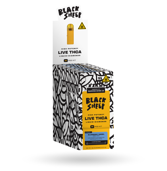 Black Sheep Live THCA Liquid Diamonds Pod Kit - 2G