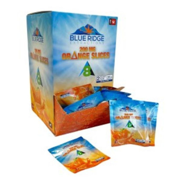 Blue Ridge Extractions Delta 8 Orange Slice Gummies 1000MG