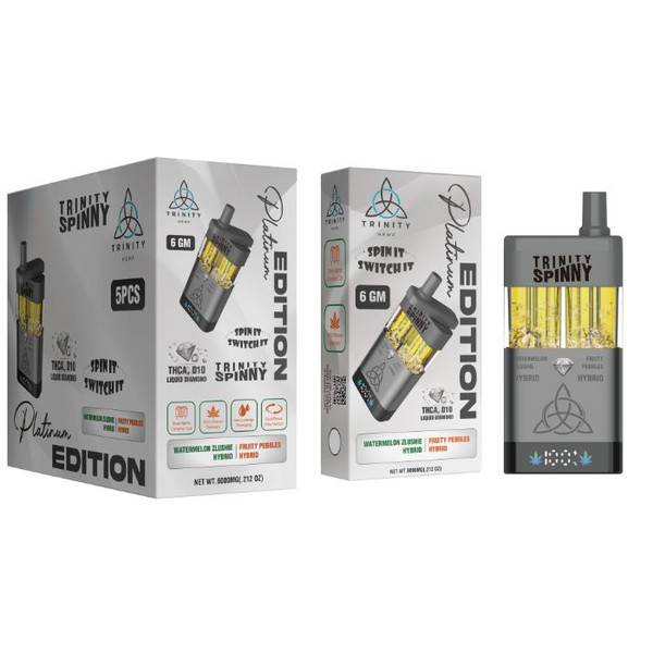 Trinity Spinny Platinum Edition Disposable Vape 6G