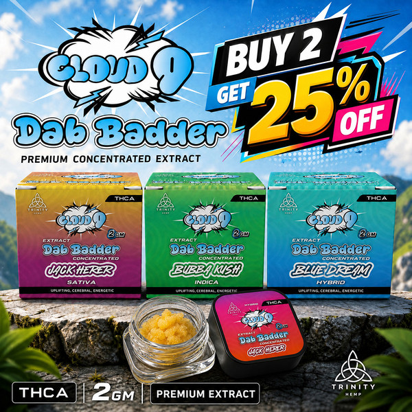 Trinity Cloud 9 Dab Badder Intro Pack