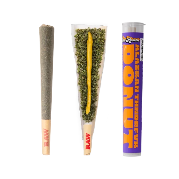 Alaskan Thndrfvk Ice Kream THC-A Donut Hole Preroll