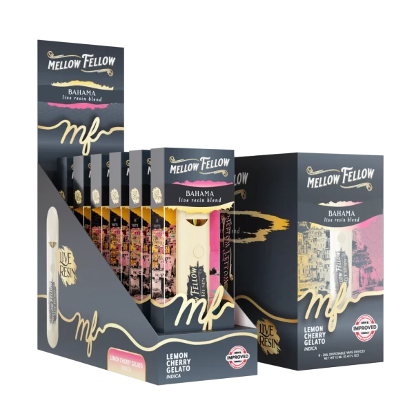 Mellow Fellow Live Resin Disposable Vapes 2ml