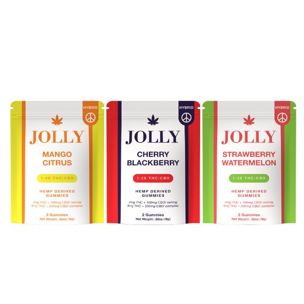 Jolly Cannabis 1:25 THC CBD Gummies 4MG
