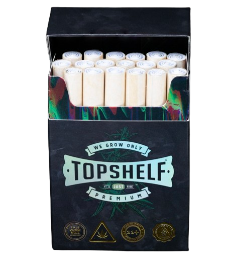 Topshelf NC Hemp Pre-Roll Cigarette Box – 20 x 0.75G