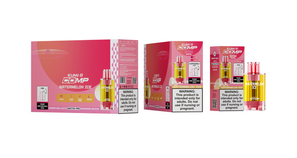 Watermelon Ice Kumi Six Comp Vape Pod