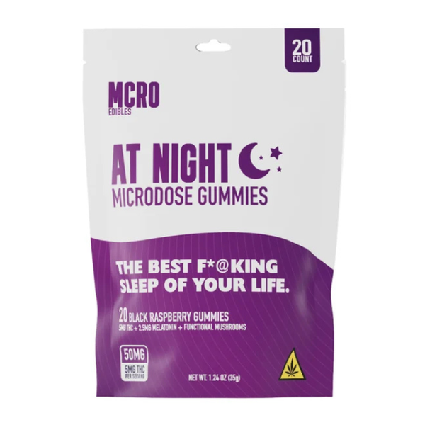 MCRO At Night THC Sleep Gummies