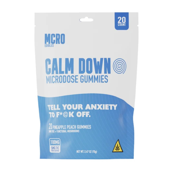 MCRO Calm Down THC Sleep Gummies
