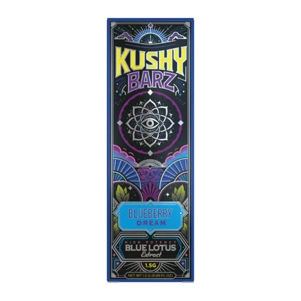 Kushy Bars Blue Lotus Disposabel Vape 1.5G
