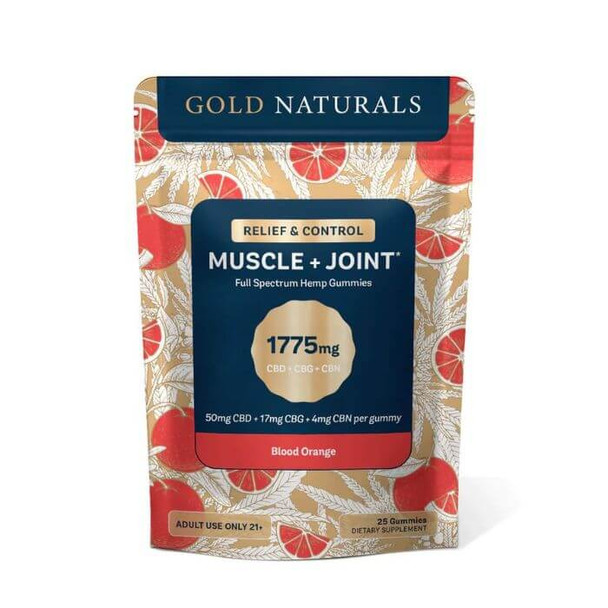 Gold Naturals CBD - CBG - CBN Gummies Muscle and Joint