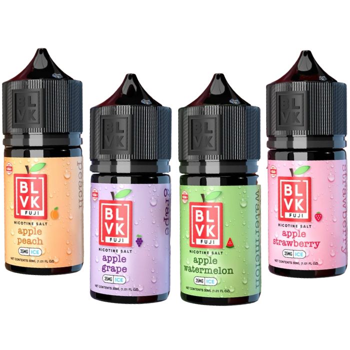 blvk vape juice Fuji Nicotine Salts Smooth Vape VUSE ALTO PODS 4 Unit Per Pack:5-pack