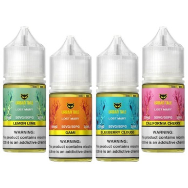 Urban Tale X Lost Mary Nic Salts - Lemon Lime 30ml Pack LEMON & LIME 10ML  NIC SALT ELUX FIREROSE 5000 | UK Vape Store