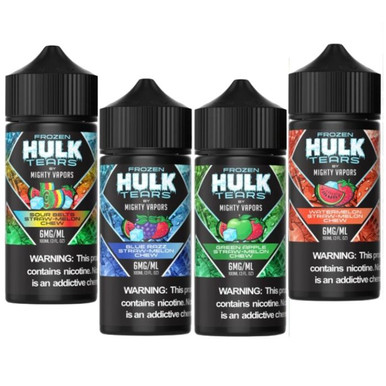 Frozen Hulk Tears x Mighty Vapors E liquid | VapeRanger