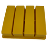 4 Cavity Oversized Yellow Silicone Pen Blank Casting Mold