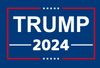 Presidential Donald Trump 2024 Blue Acrylic Pen Blank