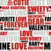 Valentine’s Modern Love Typography Pen Blank – Premium Turning Blank (LOVE-PATT-14)