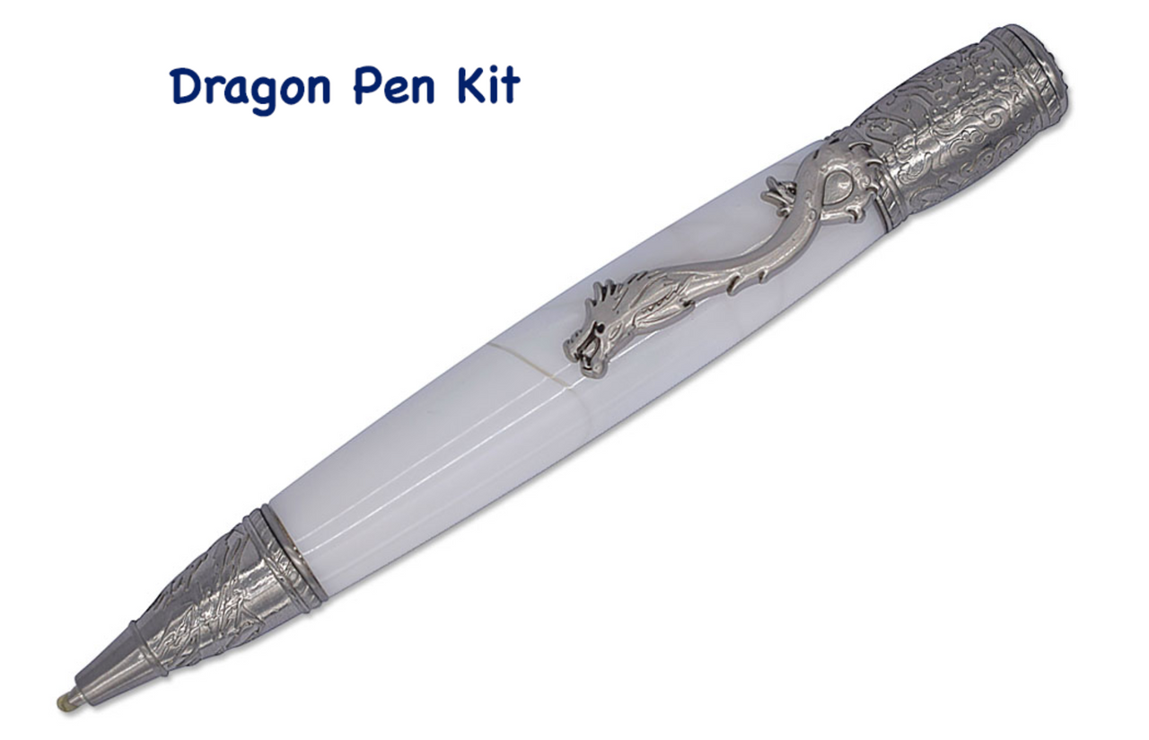 Dragon Pen Kit Antique Silver