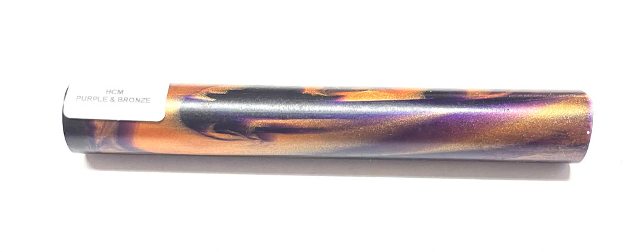 Hobby-Cast Purple and Bronze Acrylic Pen Blank