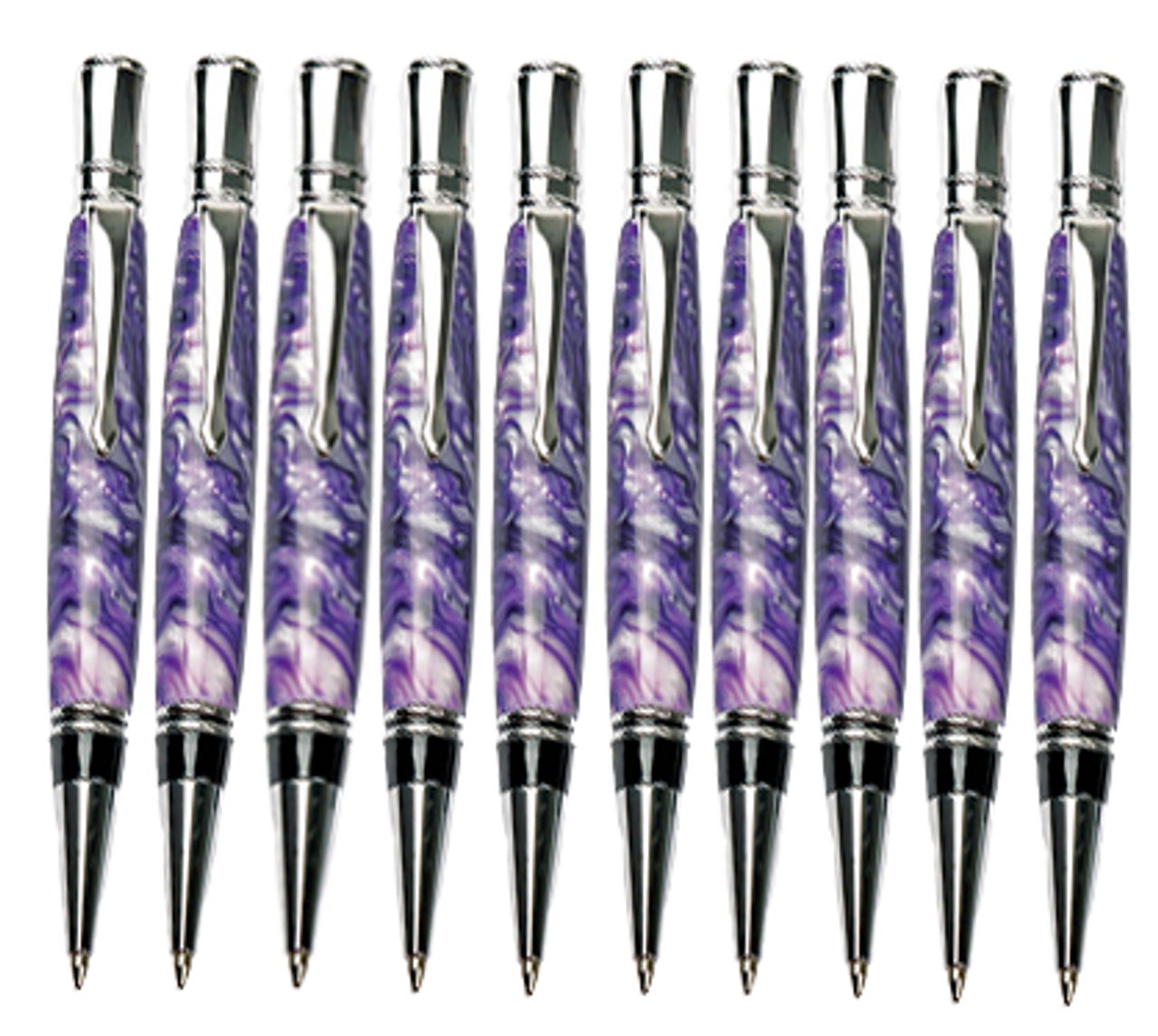 10 pc Executive Pen Kits CHROME