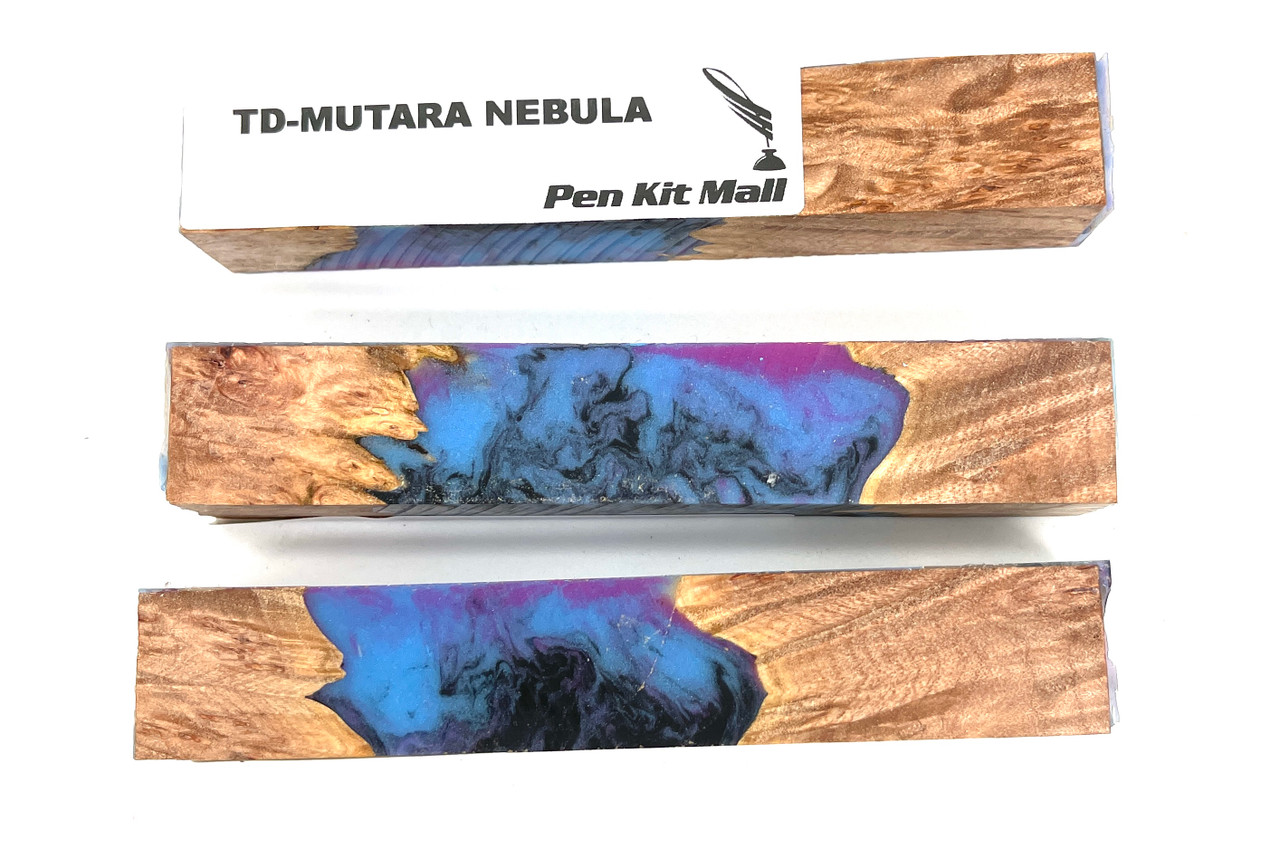 Turning a Dream Hybrid Pen Blanks  "MUTURA NEBULA "