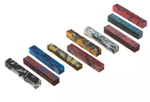 10 pack Assorted Acrylic Pen Blanks Pen Kit Mall