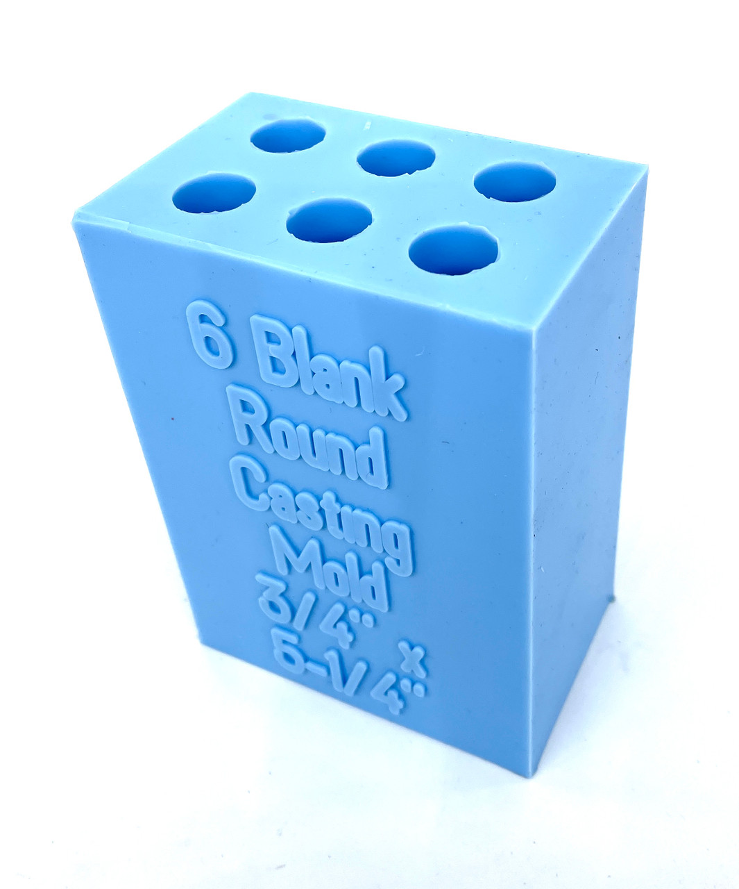 6 x 5-1/4 x 1 Block Silicone Mold