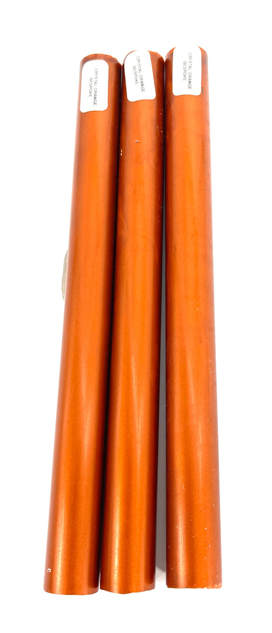 CRYSTAL ORANGE  BESPOKE PEN ROD .75 X 8.75