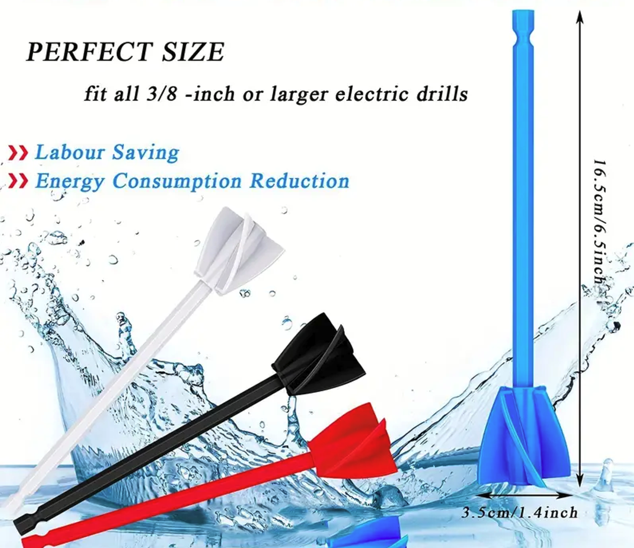 2 pc Resin/Paint Mixer Paddles