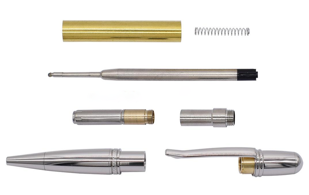 Monarch Stainless Steel GLOSSY Finish Pen Kit