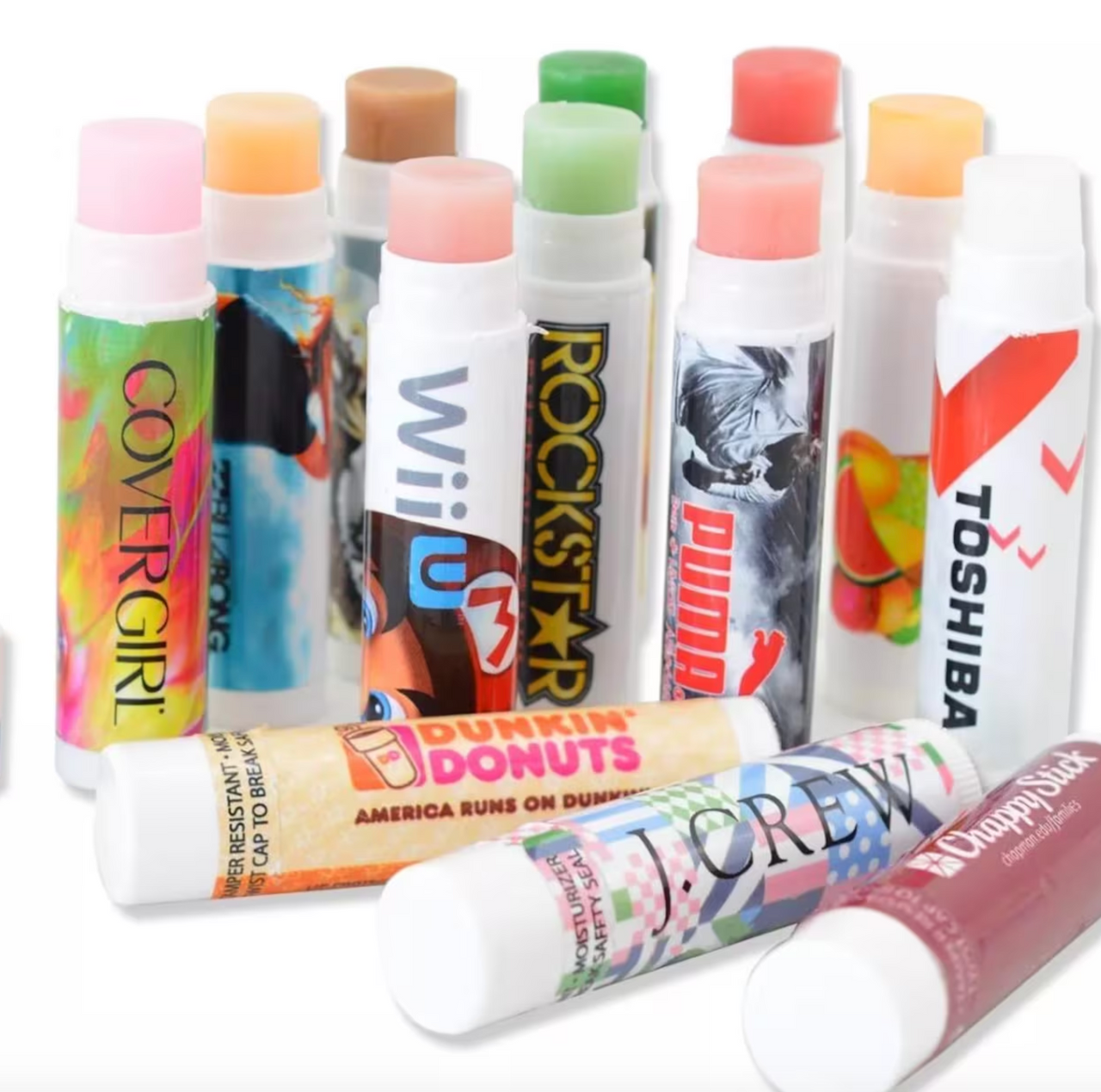 60 pc Custom Lip Balm  60 pc Custom Lip Balm